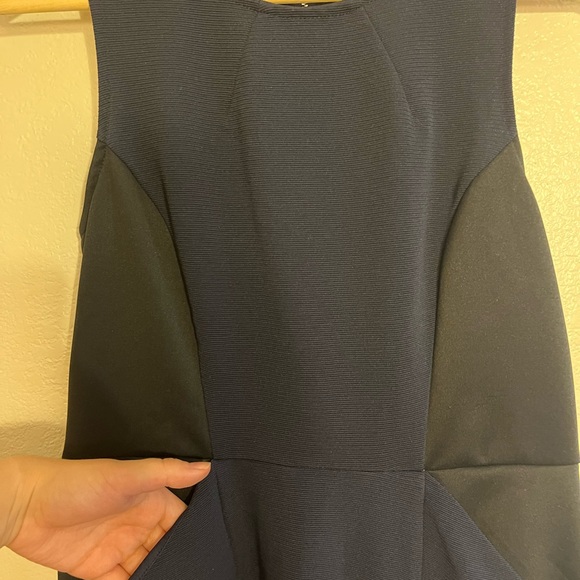 Sold/Not For Sale- Blue and Black Zip-up Tank Dress - Picture 5 of 8